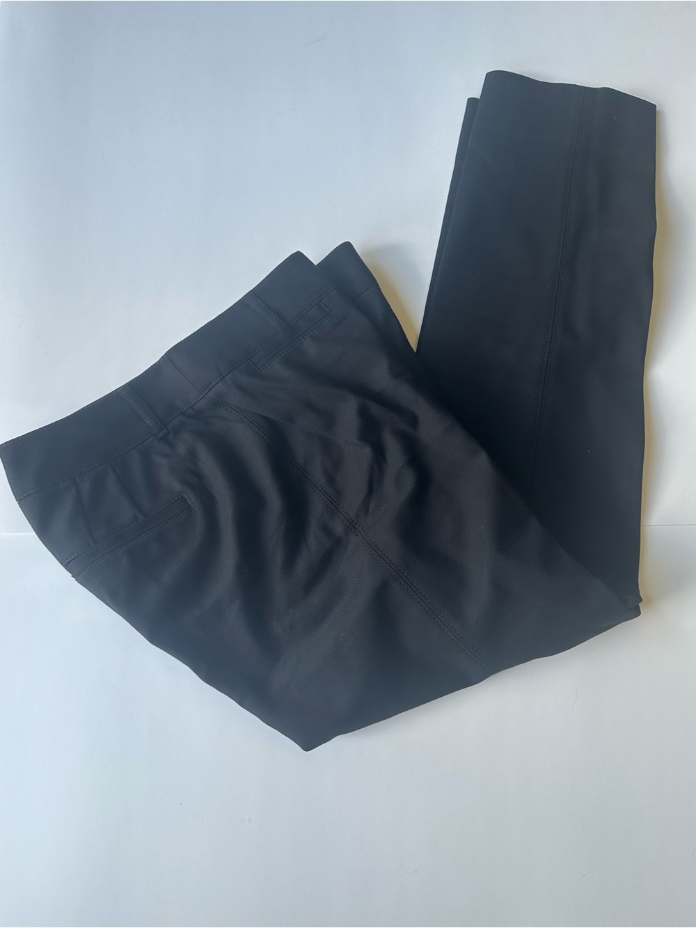 White House Black Market Black Ankle-Length Ponte Pants